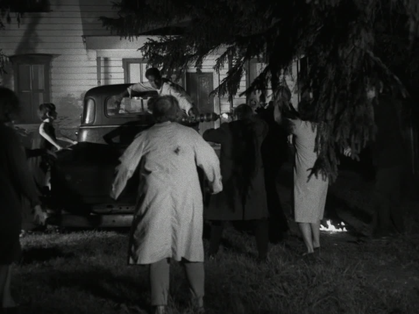 Night of the Living Dead farmhouse siege proof preview